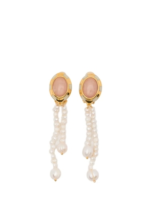 Aurelie Bidermann Mirasol pearl clip earrings - Gold