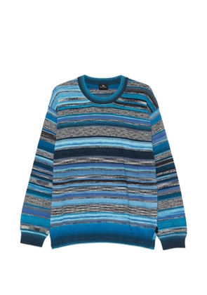 PS Paul Smith striped crew neck sweater - Blue
