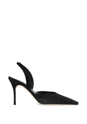 Manolo Blahnik Carolyne slingback pointed pumps - Black