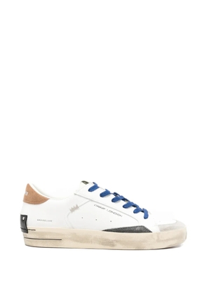 Crime London Sk8 Deluxe Brown Sugar skate deluxe sneakers - White