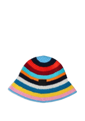 Paul Smith Signature Stripe bucket hat - Blue