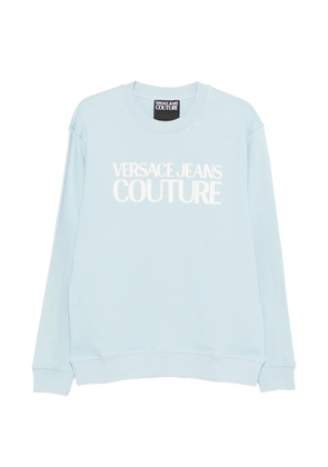 Versace Jeans Couture logo crew-neck sweatshirt - Blue