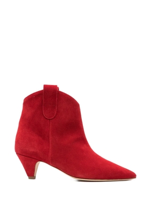 Anna F. pointed-toe boots - Red