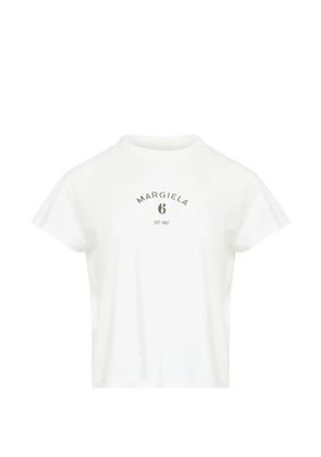 MM6 Maison Margiela crew-neck printed T-shirt - White