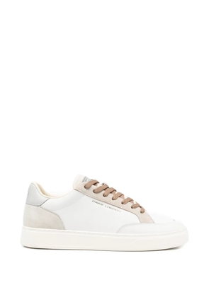 Crime London suede panel sneakers - White