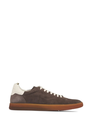 Officine Creative Halo suede sneakers - Brown
