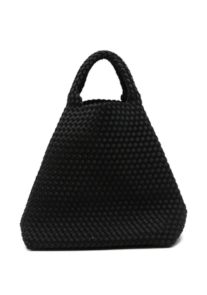 MARREA large woven handle tote bag - Black