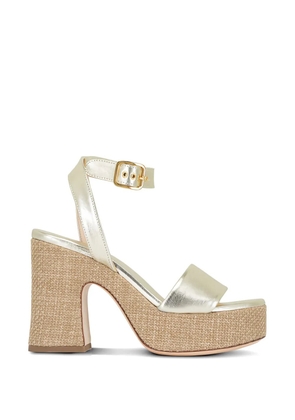 AGL Sista platform sandals - Gold