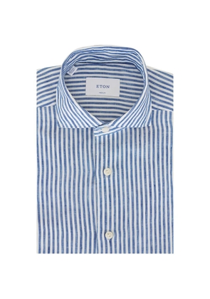 Eton striped shirt - Blue