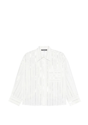 Pennyblack chest-pocket striped shirt - White