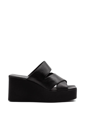 Vic Matie platform crossover sandals - Black