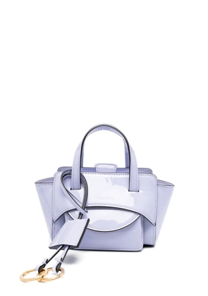 HIDESINS xs flap-fastening tote bag - Purple