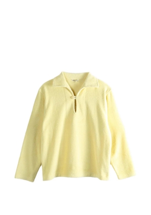 Auralee collared sweater - Yellow