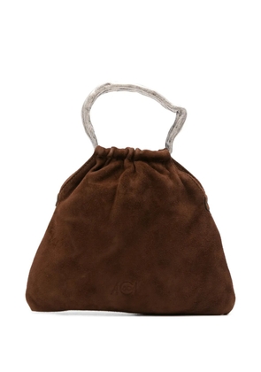 AUTENTICA 504 small Delia top-handle tote bag - Brown