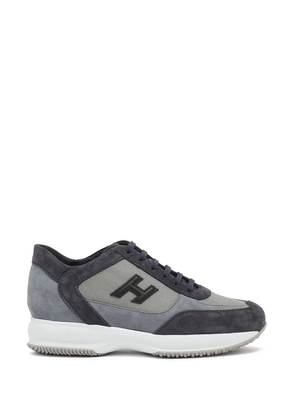 Hogan panelled sneakers - Blue