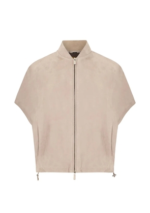Moorer zip-up jacket - Neutrals