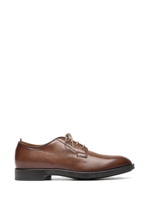 Officine Creative aero leather derby shoes - Brown