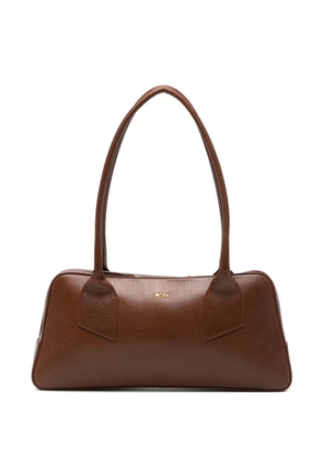 Nº21 Malibu grained shoulder bag - Brown