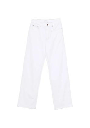Fabiana Filippi contrast-stitching jeans - White