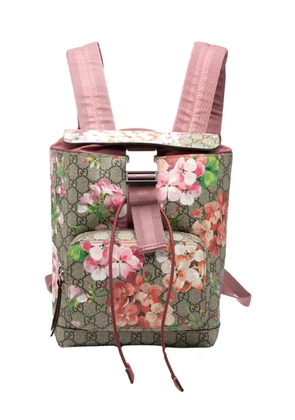 Gucci Pre-Owned 2000-2015 Small GG Supreme Blooms Single Buckle backpack - Pink