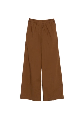 Forte Forte elasticated-waistband trousers - Brown