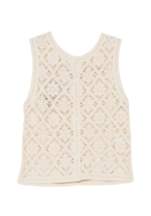 YERSE openwork knit top - Neutrals