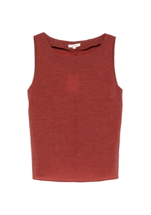 YERSE boat-neck top - Red