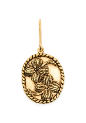 Aurelie Bidermann Zodiaque Gémeaux clover charm necklace - Gold