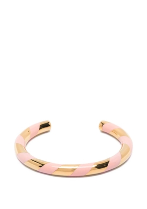 Aurelie Bidermann Positano striped bracelet - Gold