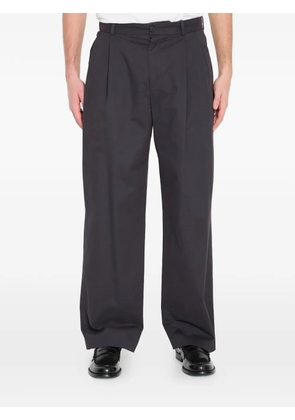 The Row pleated straight trousers - Grey