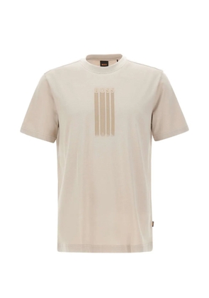 BOSS Te-Bass graphic crew neck T-shirt - Neutrals