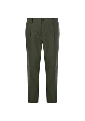 Entre Amis pleated trousers - Green