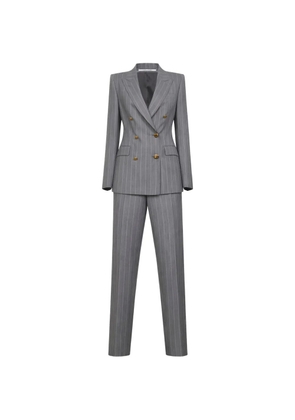 Tagliatore pinstriped double-breasted blazer - Grey