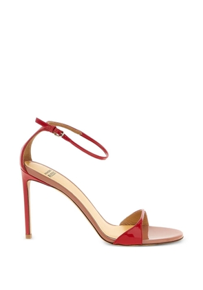 Francesco Russo round-toe ankle-strap sandals - Red