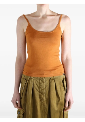 extreme cashmere Britney spaghetti-strap top - Orange