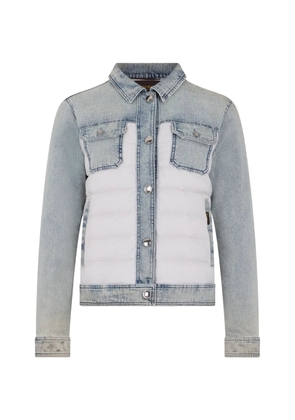 Moorer panelled denim jacket - Blue