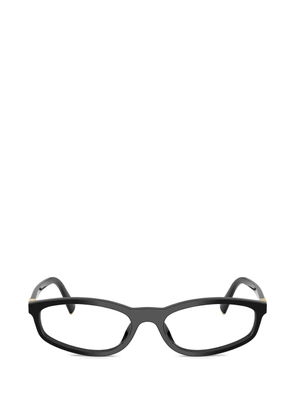 Miu Miu Eyewear oval-shape glasses - Black