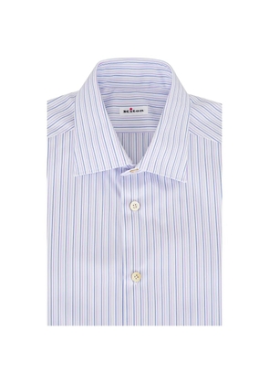Kiton striped shirt - White