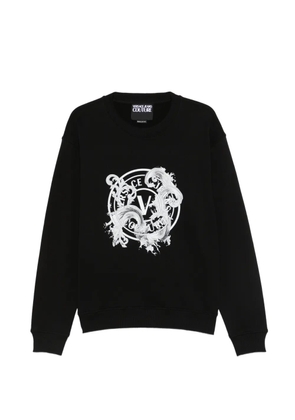 Versace Jeans Couture logo crew-neck sweatshirt - Black