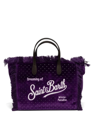 MC2 Saint Barth fringed tote bag - Purple