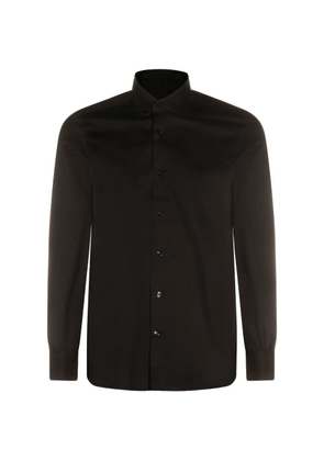 Mazzarelli buttoned slim shirt - Black
