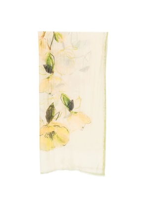 SGOMBERO CANTINE floral-print scarf - Neutrals