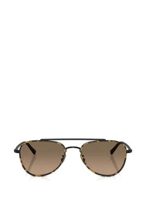 Oliver Peoples pilot browline sunglasses - Brown