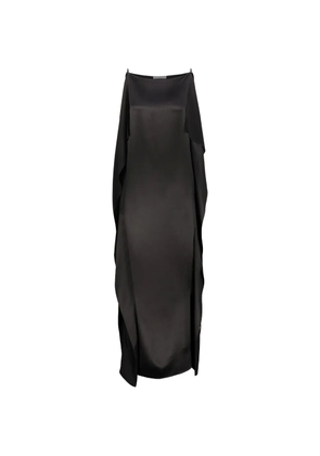 The Row ruffled maxi dress - Black