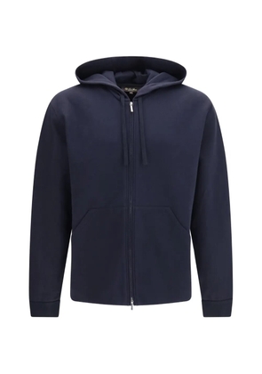 Loro Piana hooded zip jacket - Blue
