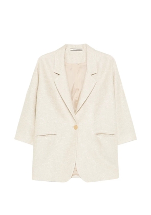 Tagliatore Bruna buttoned coat - Neutrals