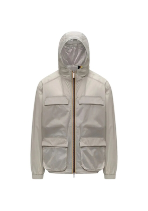 K-Way hooded pocket jacket - Neutrals