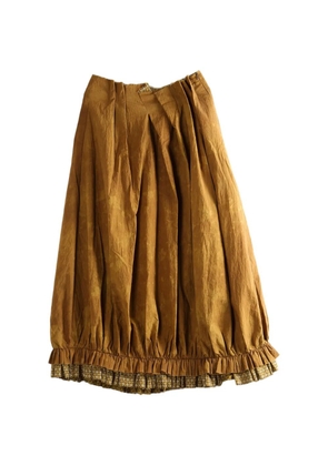 COMMUNS ruffled skirt - Brown