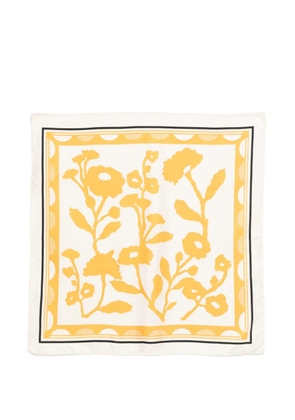 SGOMBERO CANTINE floral-print scarf - Neutrals