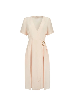 TWINSET buckle wrap dress - Pink
